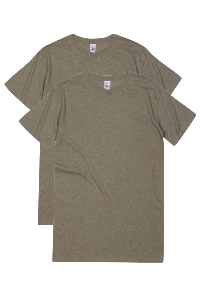 Have It Tall Soft Blend Fitted T Shirt  2 Pack - Have It Tall Europe