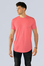 Have It Tall  Curved Hem Soft Blend T Shirt - Have It Tall Europe