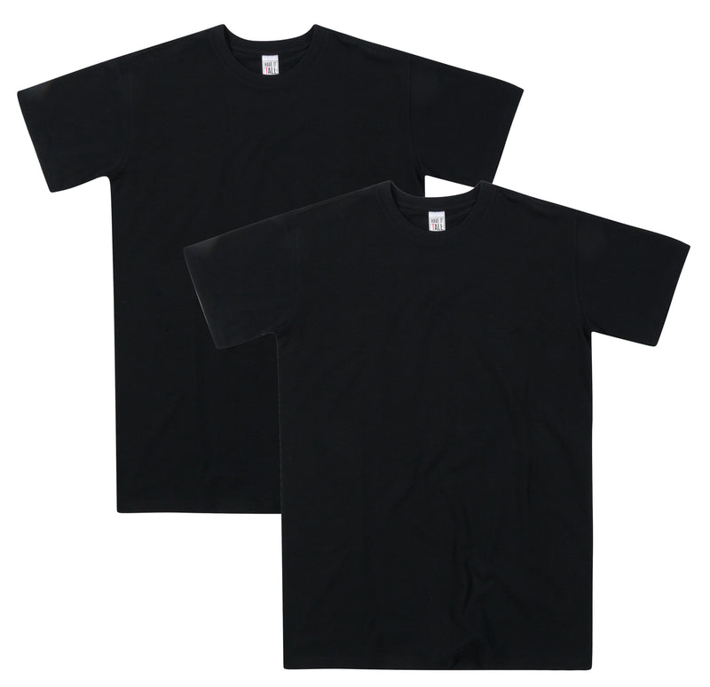 Have It Tall T-Shirt - Cotton/Spandex 4 Way Stretch, 2 Pack - Have It Tall Europe