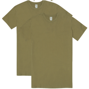 Have It Tall Classic Cotton T Shirt, Tan, 2 Pack - Have It Tall Europe
