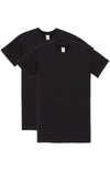 Have It Tall Classic Cotton T Shirt, Black 2 Pack - Have It Tall Europe