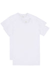 Have It Tall Classic Cotton T Shirt, White 2 Pack - Have It Tall Europe