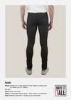 Have It Tall, Slim Fit Black Stretch Denim Jeans - Have it Tall Europe