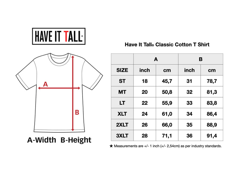 Have It Tall - Respect Old Beard Graphic Classic Cotton Tall T-Shirt - Have it Tall Europe