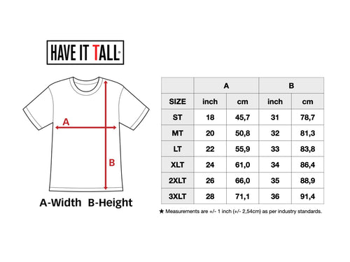 Have It Tall Classic Cotton T Shirt | 2 Pack - Have it Tall Europe