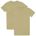 Have It Tall Classic Cotton T Shirt, Desert Sand, 2 Pack - Have It Tall Europe