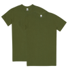 Have It Tall Classic Cotton T Shirt, OD Green 2 Pack - Have It Tall Europe